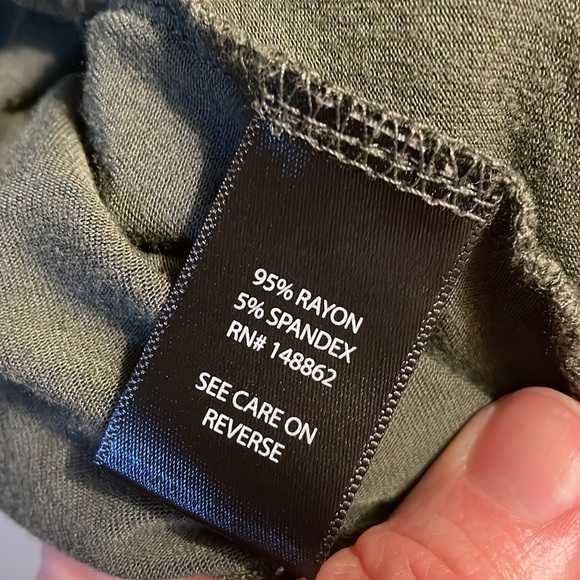 Torrid Olive Green Super Soft Knits Hooded Open Cardigan 00 - Picture 4 of 5